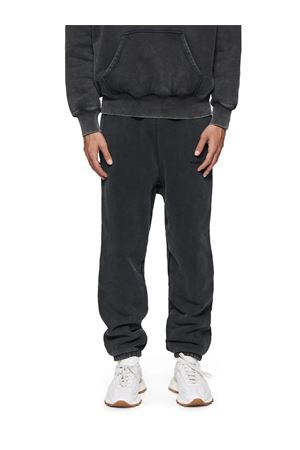 Black cotton basic sweatpants PURPLE BRAND | P440BFWB724BLACK